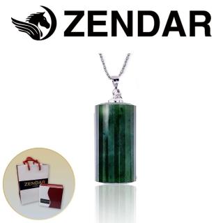 【ZENDAR】頂級北美碧玉Pillar of Hope墜鍊 12x24mm(8010)