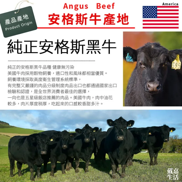 【極鮮配】美國安格斯霜降牛肉片 2盒(250G±10%/盒)