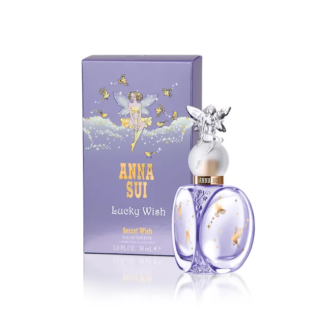 【ANNA SUI 安娜蘇】買一送一-幸運精靈淡香水30ml+逐夢翎雀淡香水30ml(專櫃公司貨)