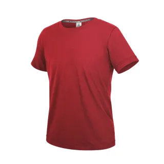 【HODARLA】ZERO DRY男機能排汗棉短袖T恤-台灣製 抗UV 反光 上衣 慢跑 紅(3158407)