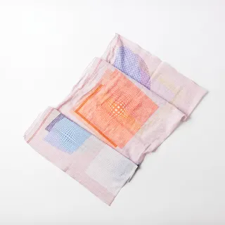 【富邦藝術】歐普藝術的幾何世界 圍巾