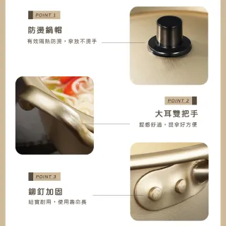 【樂邁家居】韓國黃金鋁泡麵鍋(16cm)