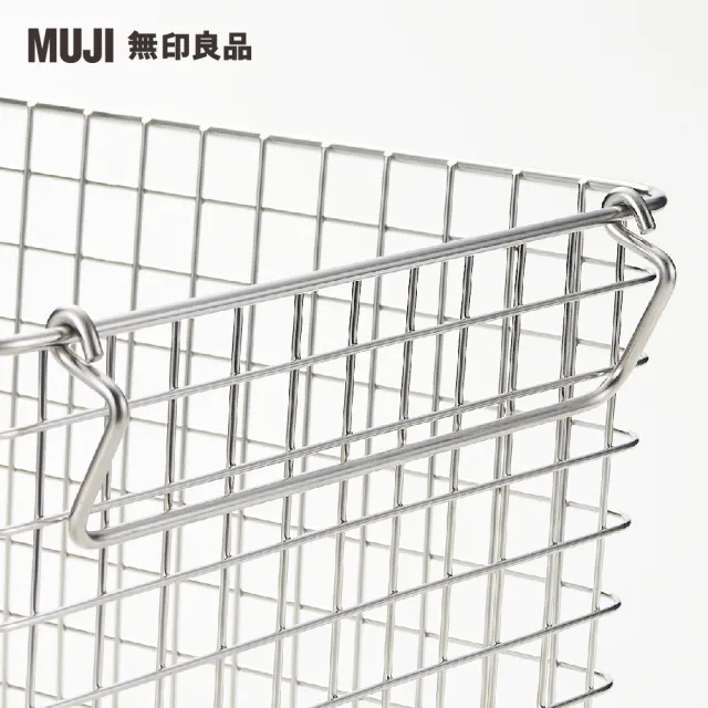 【MUJI 無印良品】不鏽鋼收納籃4