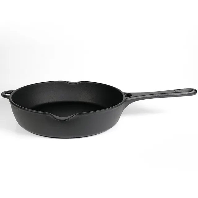 福介商店 南部鐵器 日本鑄鐵鍋 IWACHU 岩鑄 鑄鐵平底鍋21cm IH爐可用 單柄 炒鍋 煎鍋