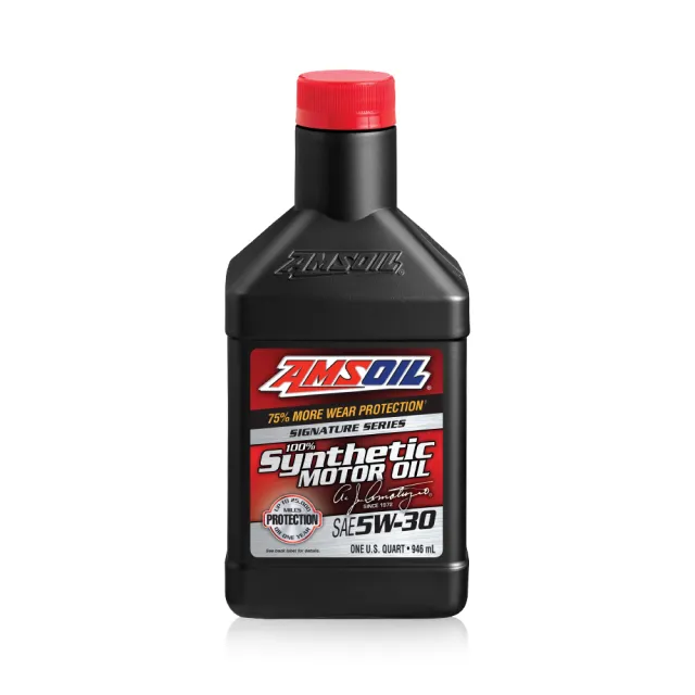 【AMSOIL 安索】5W-30 經典簽名版全合成機油 946ml(整箱12入 / 總代理源豐行)