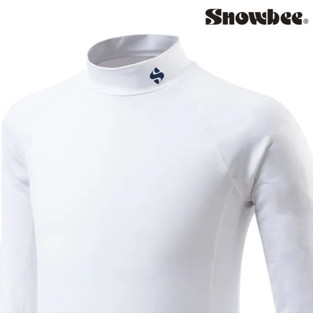 【Snowbee 司諾比】天然蓄熱保暖長袖合身衣(高爾夫長袖球衫 運動 登山 保溫保暖衣 發熱衣)