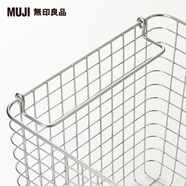 【MUJI 無印良品】不鏽鋼收納籃5