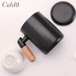 【Caldo 卡朵生活】就是愛喝茶木柄獨享泡茶杯 350ml