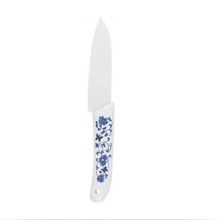 【U-FIT】4吋陶瓷水果刀青花瓷陶瓷刀柄(料理刀 菜刀 刀具 刀具組 廚師刀)