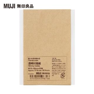 【MUJI 無印良品】透明書寫便利貼