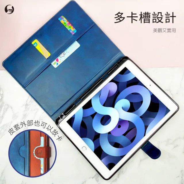 【o-one】Apple iPad mini 4/5代共用版 7.9吋 可立式保護皮套(A1)