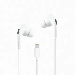 【Jellico】夢幻系列Lightning接頭線控入耳式耳機/JEE-X12-WTL