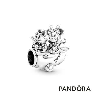 【Pandora官方直營】迪士尼米奇米妮飛機造型串飾-絕版品