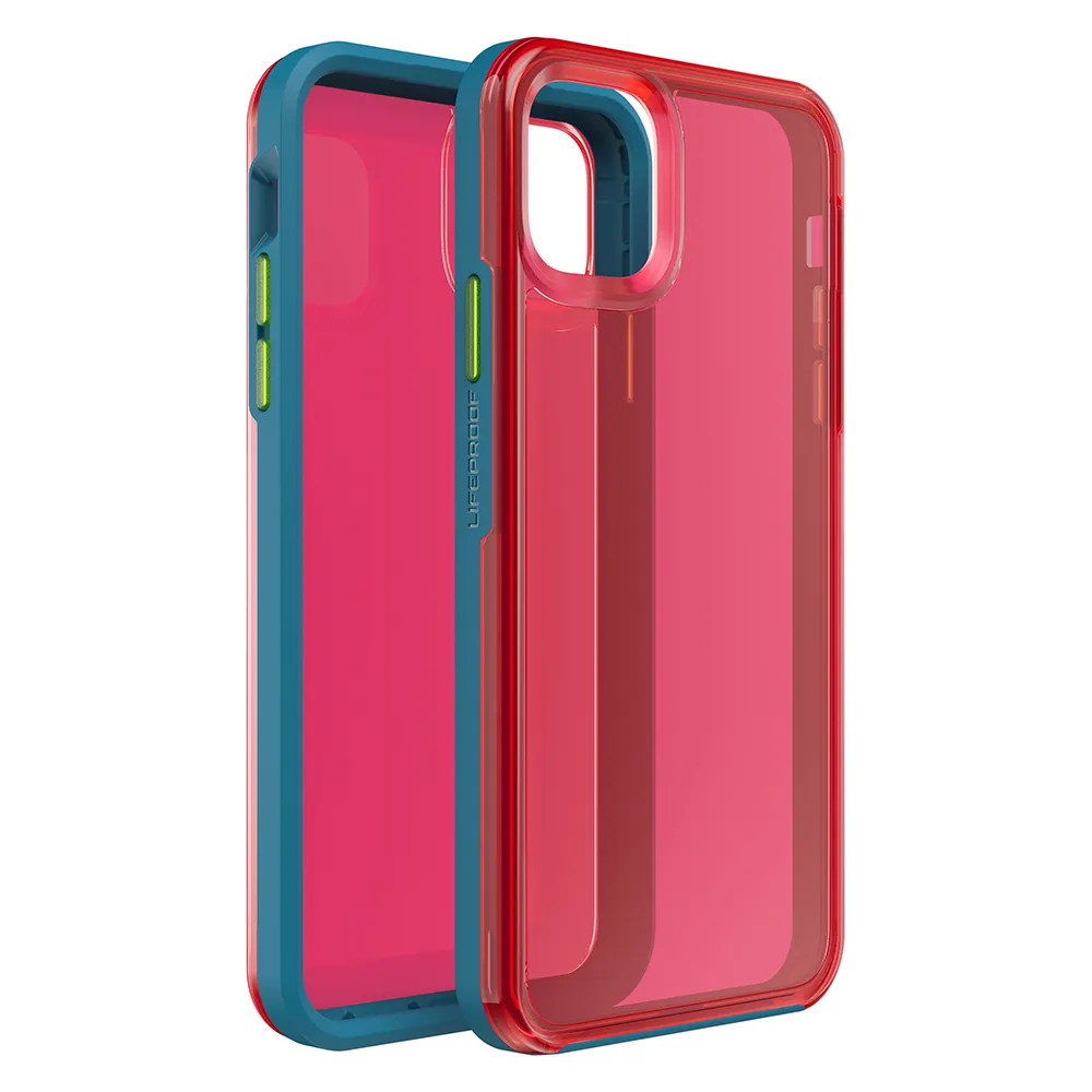 【LifeProof】iPhone 11 Pro Max 6.5吋 SLAM 防摔保護殼(透紅/藍)