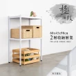 【dayneeds 日需百備】極致工藝 60x45x90cm 烤漆二層架 兩色可選(展示架/儲藏架/收納層架/層架/鐵架)