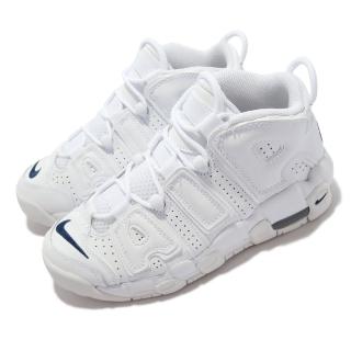 【NIKE 耐吉】休閒鞋 Air More Uptempo GS 女鞋 經典款 大AIR 氣墊 避震 大童 穿搭 全白(DH9719-100)