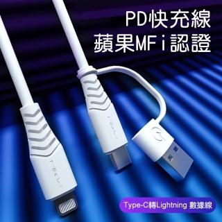 【MiPOW麥泡】蘋果20W快充認證MFi數據線Type-C to Lightning 1.5米 CCL11