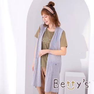 【betty’s 貝蒂思】2件式長版外衫+短袖上衣(灰綠)