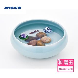 【NISSO 尼索】Table AQUA和 碧玉 稻田魚將 金魚缽(桌上型 魚缸 擺飾)