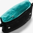 【NIKE 耐吉】斜背包 Futura Shoulder Bag 男款 NSW 運動休閒 磁性翻蓋搭扣 郵差包 黑 藍綠(DQ3501-010)