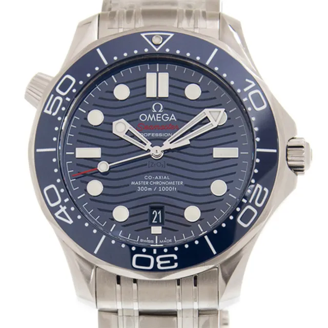【OMEGA 歐米茄】Seamaster海馬潛水300米系列同軸擒縱腕錶x藍面  送禮x42mm(210.30.42.20.03.001)