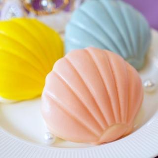 【美姬饅頭】貝殼鮮乳造型刈包(一盒6入)