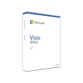 【Microsoft 微軟】Visio 2021 標準版 下載版序號(購買後無法退換貨)