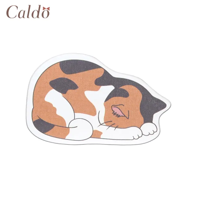 【Caldo 卡朵生活】趴睡貓咪珪藻土吸水杯墊/置物墊
