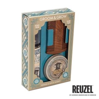 即期品【REUZEL】專業鬍鬚護理禮盒(清新木質調)