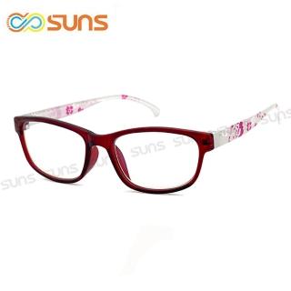 【SUNS】臺灣製抗紫外線濾藍光老花眼鏡 日本風亮麗款 高硬度耐磨鏡片