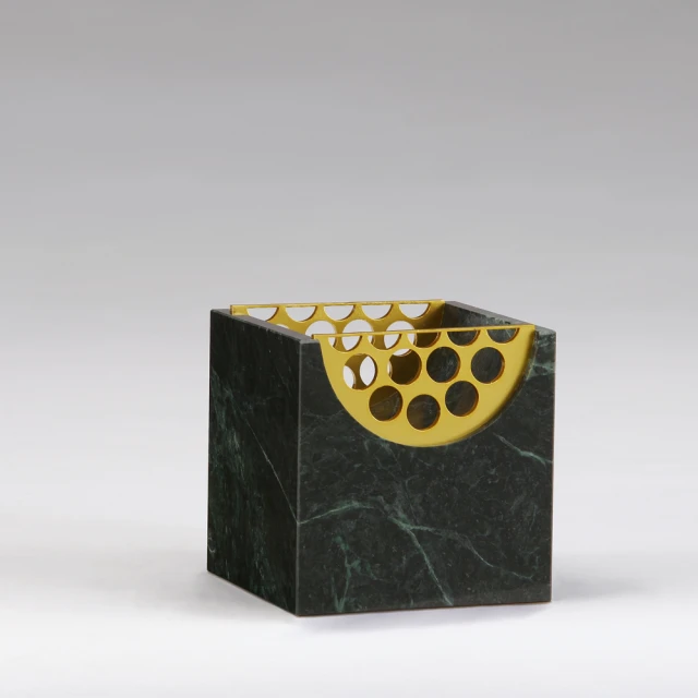 【Gallery Chuan 筌美術】《繁星的對稱#2》桌上收納盒(陳庭詩 蛇紋石收納盒 送禮 藝品)