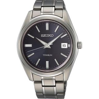 【SEIKO 精工】CS 鈦金屬簡約手錶-40mm 母親節 送禮 禮物(SUR373P1/6N52-00B0V)