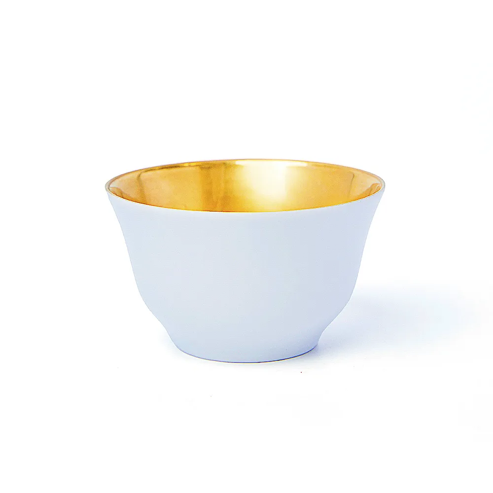 【TWG Tea】魅幻茶杯 Glamour Tea Bowl In Gold and White(珍珠白/160ml)