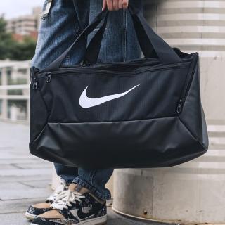 【NIKE 耐吉】健身包 大容量 旅行袋 運動 NK BRSLA S DUFF - 9.5 41L 黑 DM3976-010