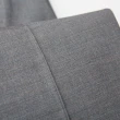 【ROBERTA 諾貝達】男裝 修身版 紳士嚴選 時尚經典西褲 平口(灰色)