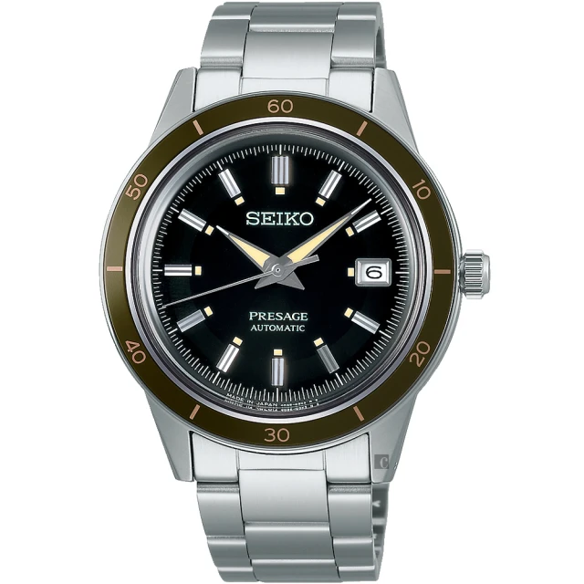 【SEIKO 精工】Presage Style60’s系列機械錶-40.8mm 送行動電源 畢業禮物(SRPG07J1/4R35-05A0G)