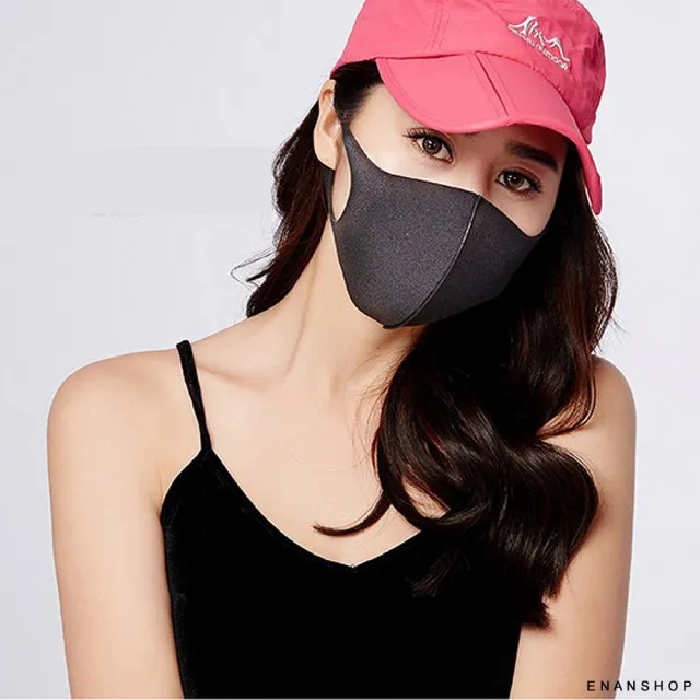 【ENANSHOP 惡南宅急店】防塵口罩5入組 口罩外套 機車口罩 防霾口罩 口罩日韓熱賣 可水洗-0128H