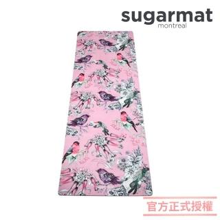 【加拿大Sugarmat】麂皮絨天然橡膠加寬瑜珈墊 3.0mm(帕克西尼幻想 Bird Fantasy Suede)