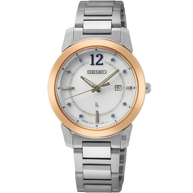【SEIKO 精工】LUKIA 動人時光 夏季限量 太陽能女錶-31mm 520送禮 禮物(SUT414J1/V137-0DL0K)