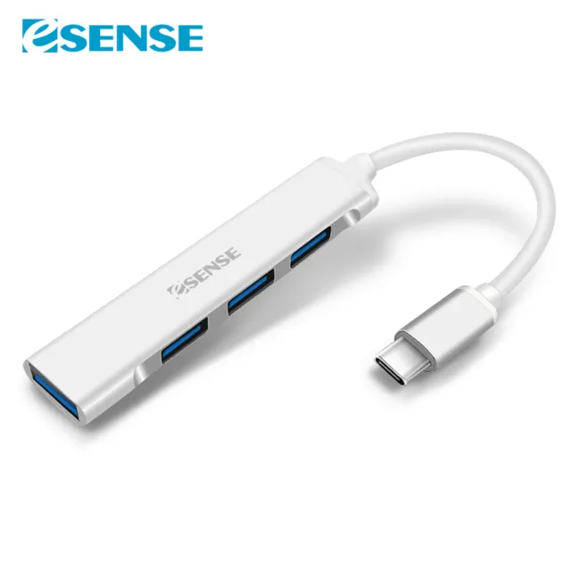 【ESENSE 逸盛】ESENSE S647  4合1 Type-C/USB3.1HUB集線器(支援Type-C手機/筆電)