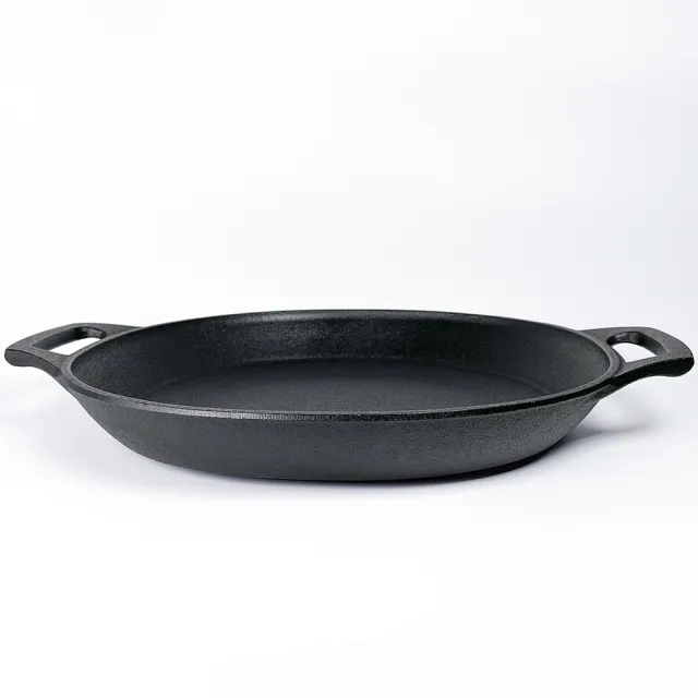 【福介商店】南部鐵器 日本鑄鐵鍋 鳳文堂 西班牙海鮮燉飯鍋 29cm IH爐可用 鑄鐵烤盤 燉菜 煎肉 烤肉