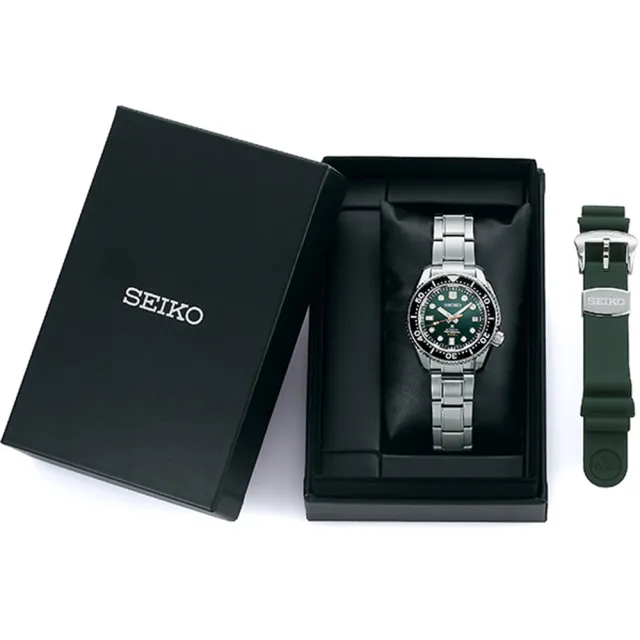 【SEIKO 精工】陶瓷圈 PROSPEX 140週年限量300米潛水機械錶 送行動電源 開學(SLA047J1/8L35-01E0G)