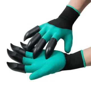 【Viita】園藝種植挖土防護手套/土撥鼠爪手套 2隻入
