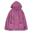 【RH】粉紅熊抱哥落肩連帽外套(保暖毛絨布料XL/2L/3L)