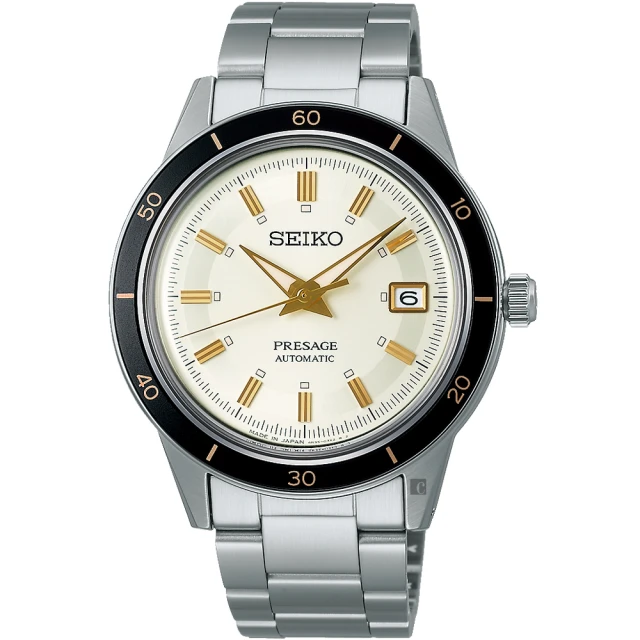 SEIKO 精工 Presage Style60’s系列機械錶-40.8mm 送行動電源 開學(SRPG03J1/4R35-05A0S)