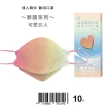 【盛籐天心】韓版4D成人醫療口罩3盒組(漸層系列 單片包裝/10入/盒)