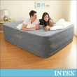 【INTEX】豪華橫條特高雙氣室雙人加大充氣床墊152x203x高56cm(64417ED)