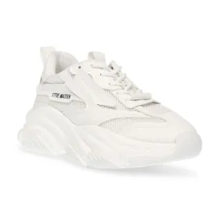 【STEVE MADDEN】POSSESSION 綁帶運動休閒老爹鞋(白色)