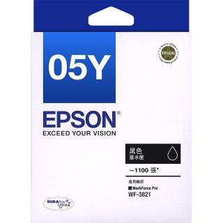 【EPSON】官方直營 T05Y 原廠黑色墨水匣(T05Y150/適用WF-3821)