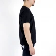 【EDWIN】男裝 錯位拼接LOGO短袖T恤(黑色)